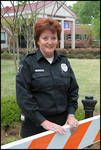 Construction Site Security Guard [University of Mississippi] by Jane Harrison Fisher
