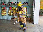 Fireman Getting Ready by Ferriday McClatchy