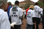 Turn Your Back on Hate (Students Protesting KKK Presence on Campus) [University of Mississippi] by Amanda Lillard