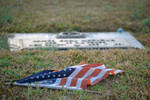 Flag on Ground by Leslie Hassel