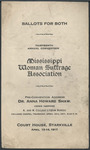 Ballots for Both: Thirteenth Annual Convention of the Mississippi Woman Suffrage Association by Mississippi Woman Suffrage Association