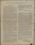 President's Letter by Mississippi Woman Suffrage Association, Carrie Chapman Catt, and Marion Bankston Trotter
