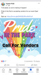 Social Media post for Tupelo Pride in the Park 2023 by Amy McDowell