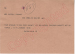 Oxford, Miss. telegraph office to Mrs. Russell Stewart, 17 September 1962 by Western Union Telegraph Company