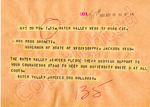 Water Valley Jaycees to Honorable Ross Barnett, 19 September 1962 by Don Holloway