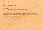 Western Union Telegram Company to W. R. Lusk, 20 September 1962 by Western Union Telegraph Company