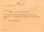Western Union Telegram Company to J. O. Hollis, 20 September 1962 by Western Union Telegraph Company