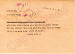 Oxford Western Union Telegram Office to Supervisor, 19 September 1962 by Western Union Telegraph Company