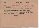Berryhill to Helms, 27 September 1962 by (Unknown) Berryhill