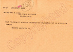 Western Union Tel Co. to Mr. and Mrs. W. J. Lea, 18 September 1962 by Western Union Telegraph Company