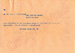 Western Union Telegram Company to Mr. and Mrs. G. T. Watterson, 19 September 1962