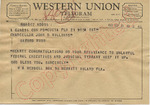W. A. Weddell to Chancellor John D. Williams, 21 September 1962 by W. A. Weddell
