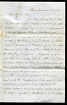 Letter, Catherine Thompson to William Thompson by Catherine Thompson