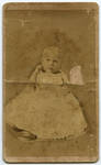 Portrait of unidentified infant. by Unknown infant
